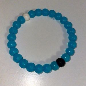 This is a blue lokai bracelet! It has only been worn a couple times!